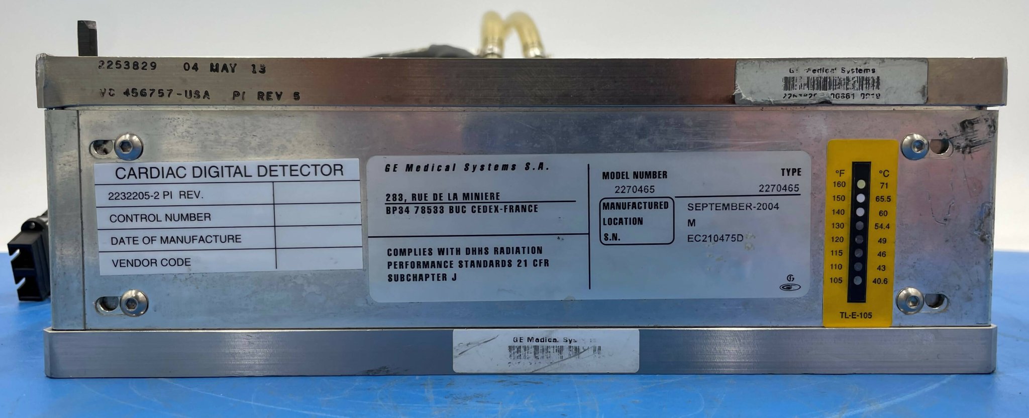 CARDIAC DIGITAL DETECTOR (2232205-2/2270465 GE