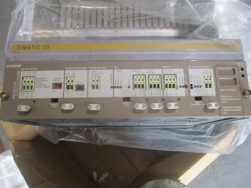 SIEMENS 6ES5188-3UA12 120V 2.5A NSMP