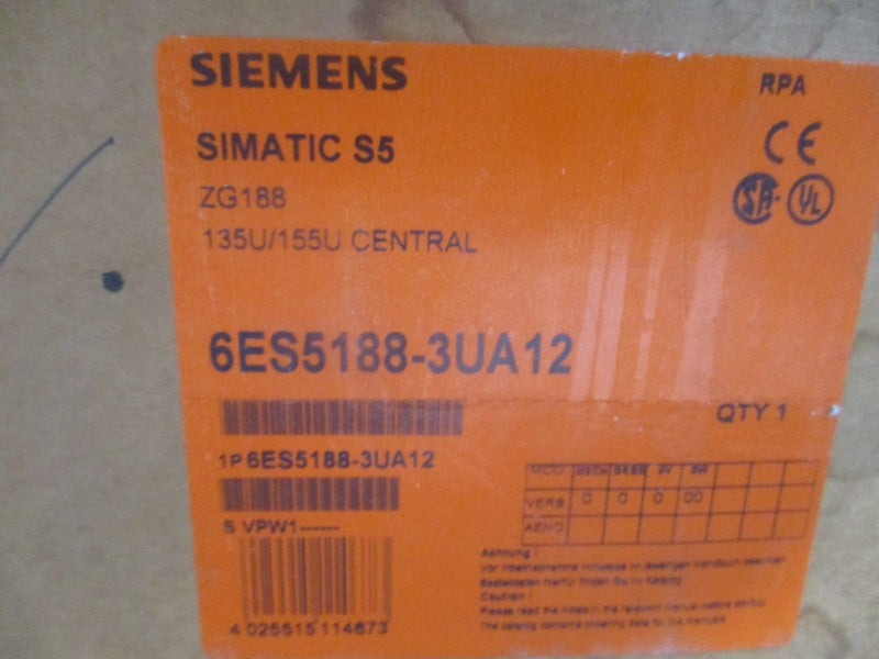 SIEMENS 6ES5188-3UA12 120V 2.5A NSMP