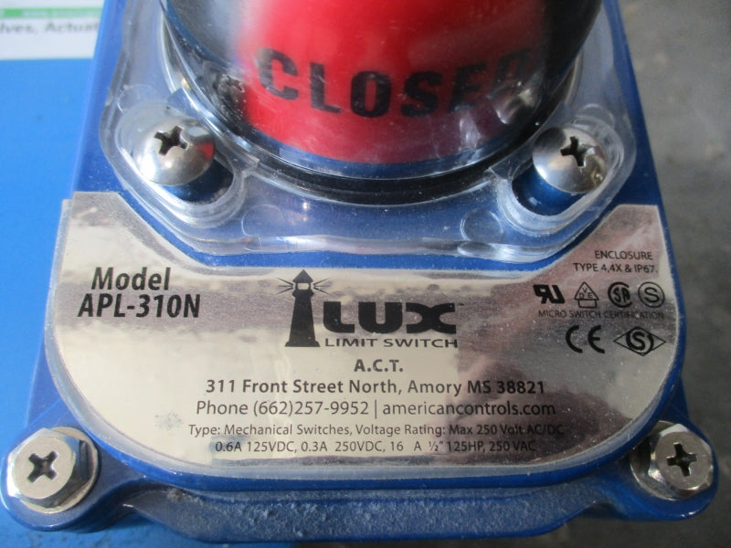 AMERICAN CONTROL TECHNOLOGY 21-3636R 8" KNIFE GATE VALVE NSNP