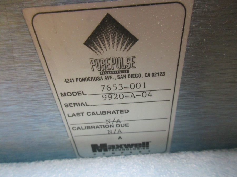 PURE PULSE MAXWELL 7653-001 NSMP
