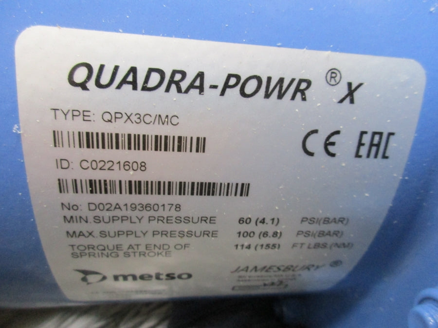 JAMESBURY 10527LX2QSE1 QPX3C/MC 100PSI NSNP