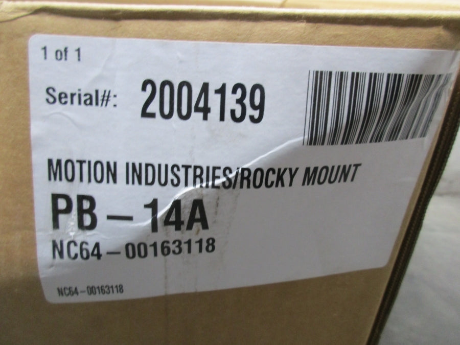 CINCINNATI FAN PB-14A 230/460V 7.2/3.6A NSMP