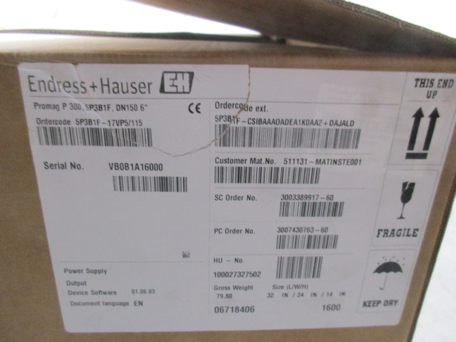 ENDRESS+HAUSER 5P3B1F-17VP5/115 F/W 01.06.03 NSMP
