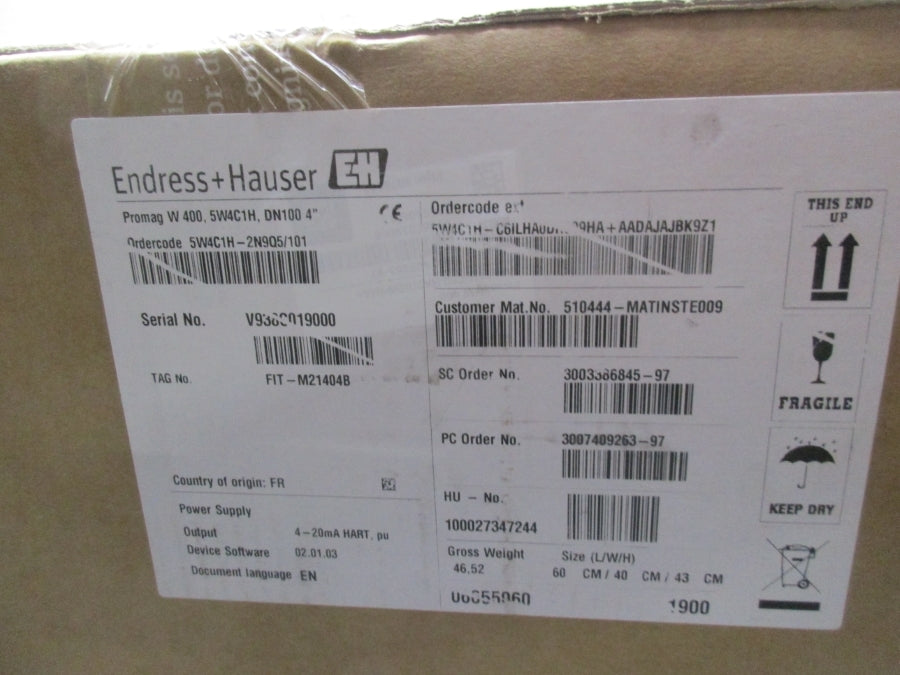 ENDRESS+HAUSER 5W4C1H-2N9Q5/101 F/W 02.01.03 NSFS