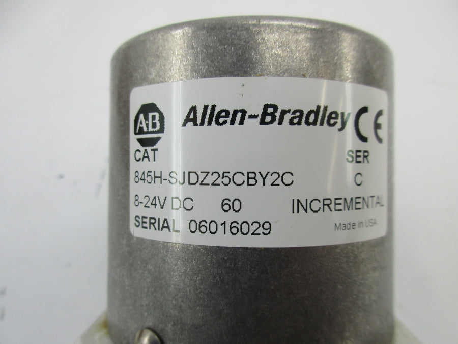 ALLEN BRADLEY 845H-SJDZ25CBY2C SER. C 8-24VDC NSMP