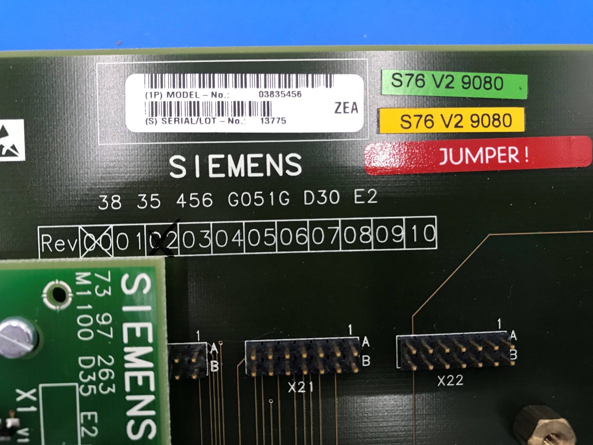 Circuit Board D30-D35 (03835456 /7347263 Siemens