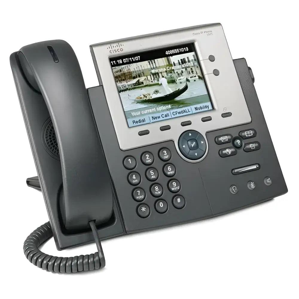 Cisco CP-7945G Unified IP Phone 7945G 2-Line Color Display Gigabit VoIP - Refurbished