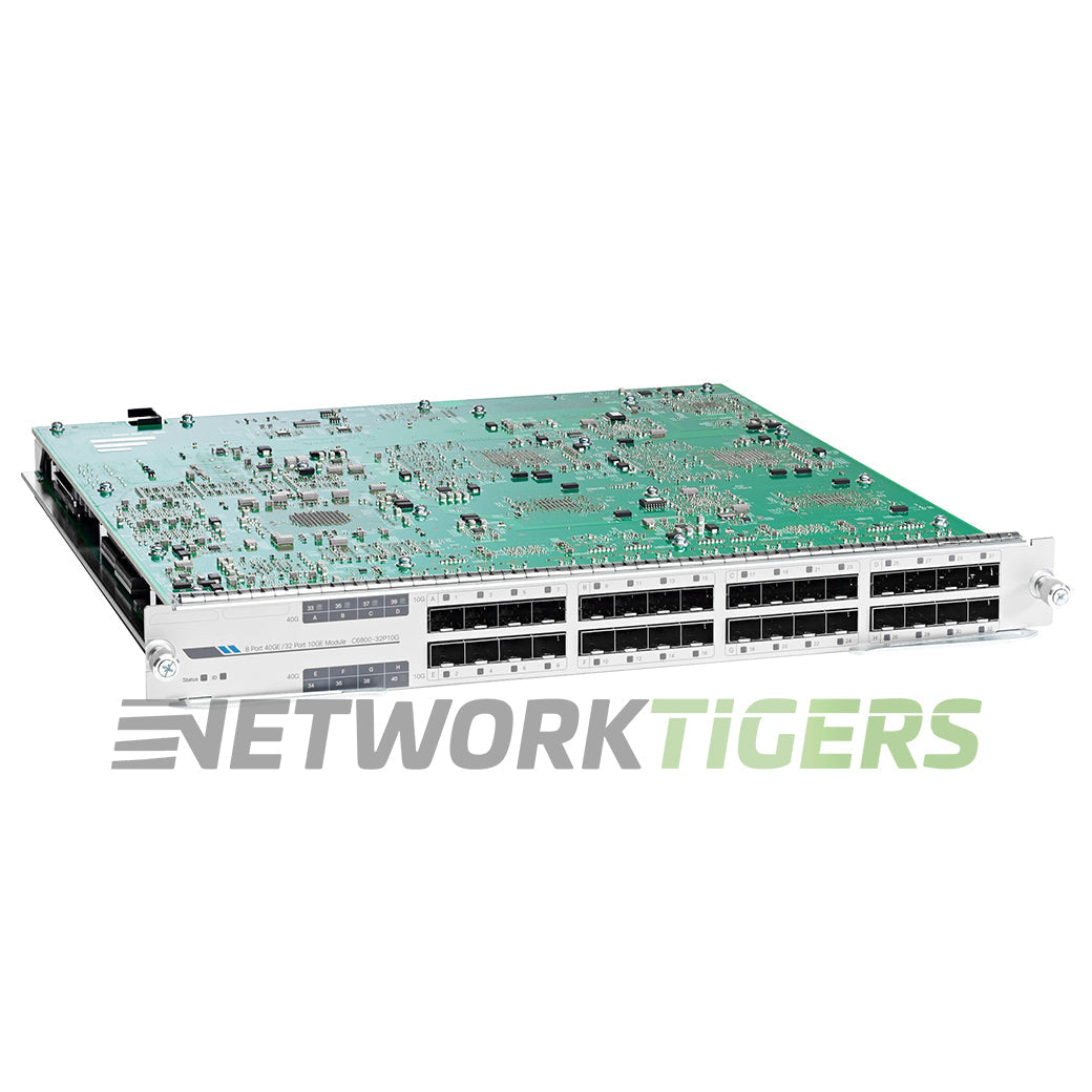 NEW Cisco C6800-32P10G Catalyst 6800 32x 10GB SFP+ Switch Module w/ Dual DFC4