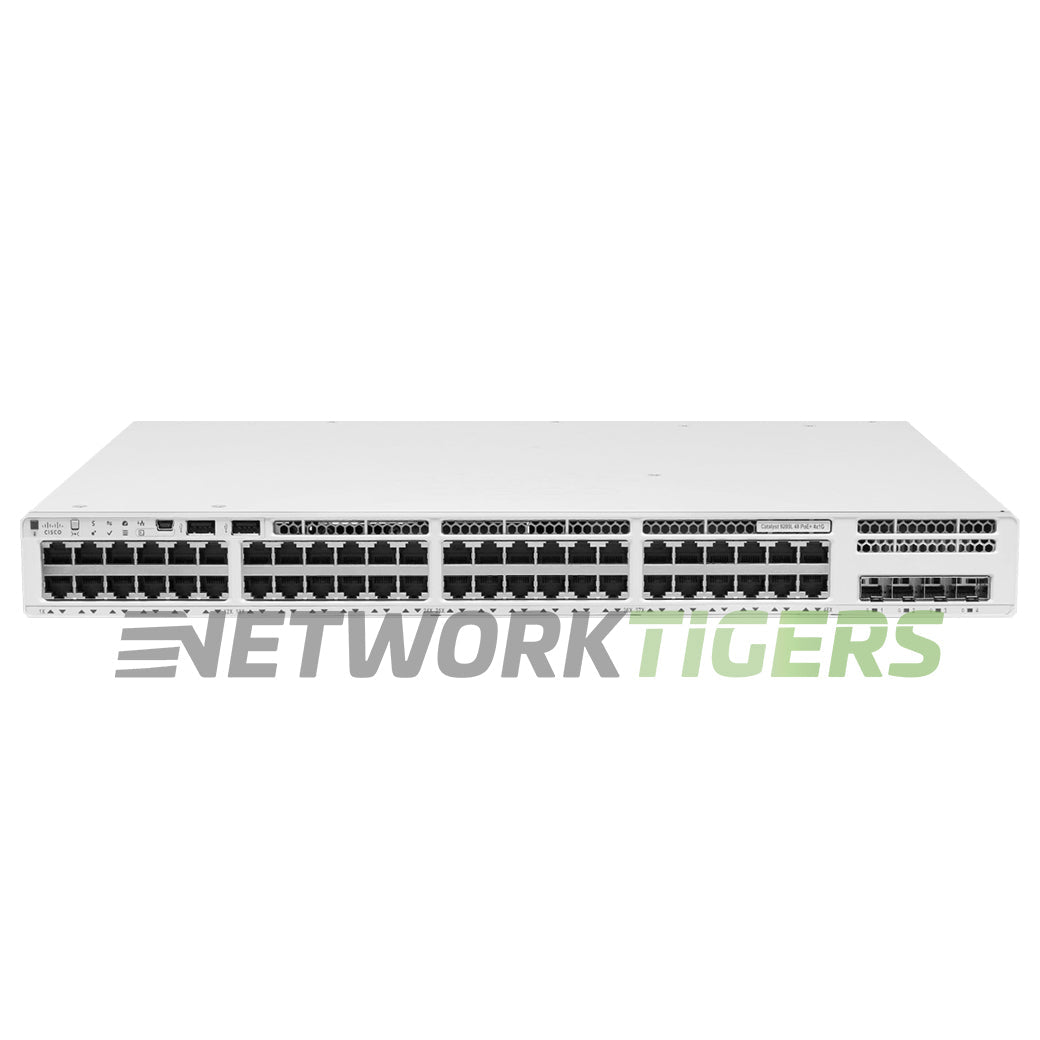 NEW Cisco C9200L-48P-4G-A 48x 1GB PoE+ RJ45 4x 1GB SFP Switch