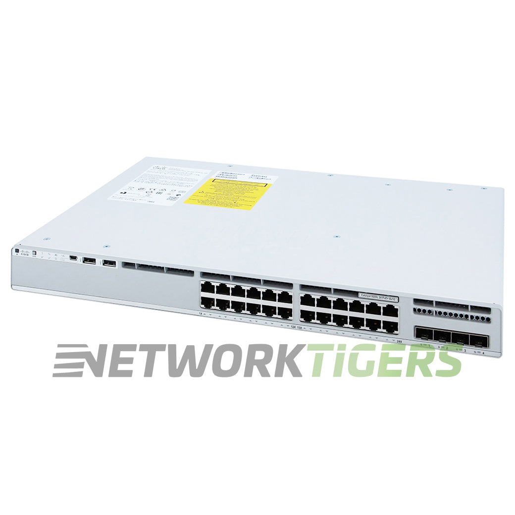 Cisco C9300L-24P-4X-E 24x 1GB PoE+ RJ45 4x 10GB SFP+ Switch