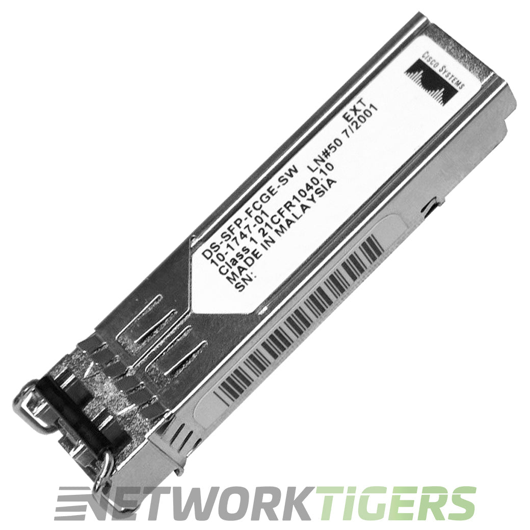 NEW Cisco DS-SFP-FCGE-SW 1GB FC SW LC SFP Transceiver