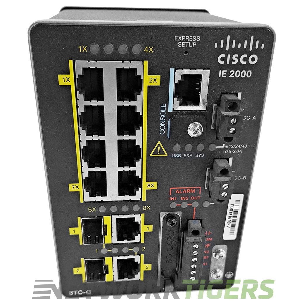 Cisco IE-2000-8TC-B IE 2000 Series 8x FE RJ45 2x FE Combo Switch