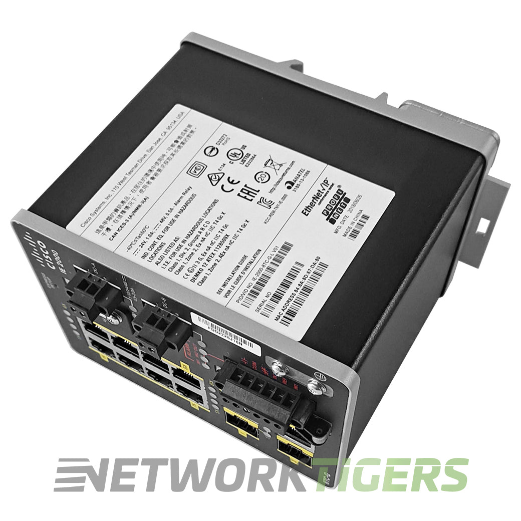 NEW Cisco IE-2000-8TC-G-L 8x FE RJ45 2x 1GB Combo Switch