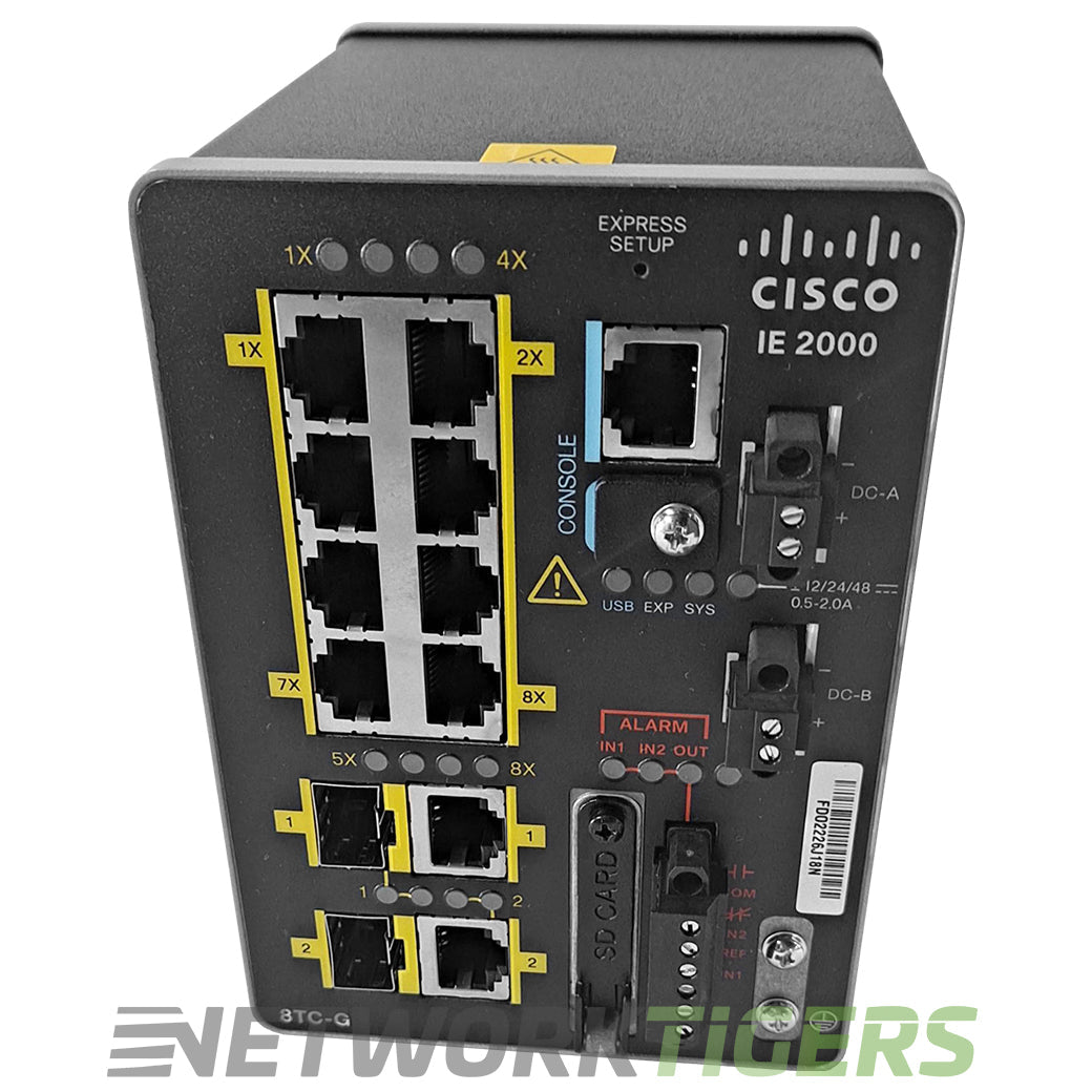 NEW Cisco IE-2000-8TC-G-L 8x FE RJ45 2x 1GB Combo Switch