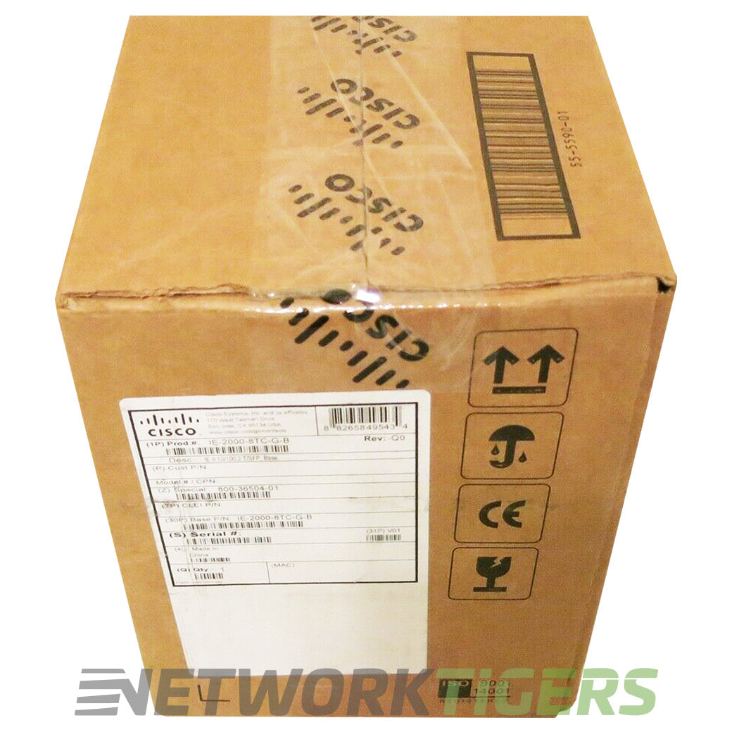 NEW Cisco IE-2000-8TC-G-L 8x FE RJ45 2x 1GB Combo Switch