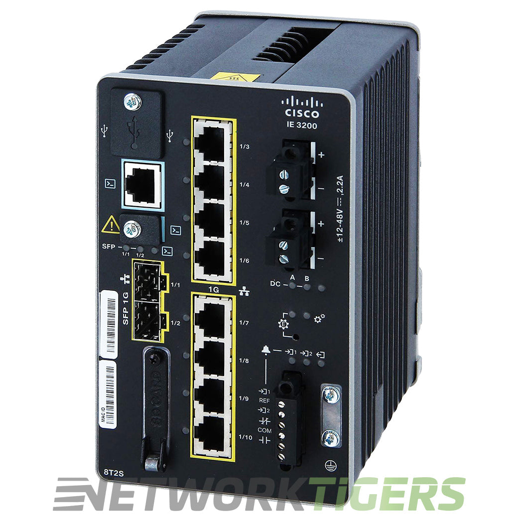 NEW Cisco IE-3200-8T2S-E Catalyst IE3200 Rugged 8x 1GB RJ45 2x 1GB SFP Switch