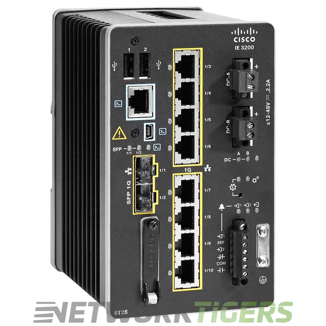 NEW Cisco IE-3400-8T2S-E Catalyst IE 3400 8x 1GB RJ45 2x 1GB SFP Switch