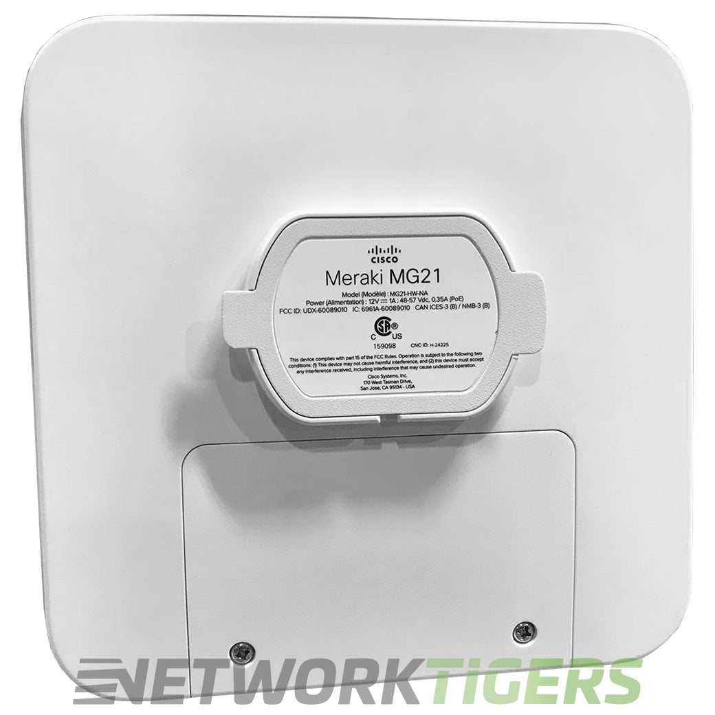 Cisco Meraki MG21-HW-NA MG21 Series Cloud Managed Unclaimed Cellular Gateway