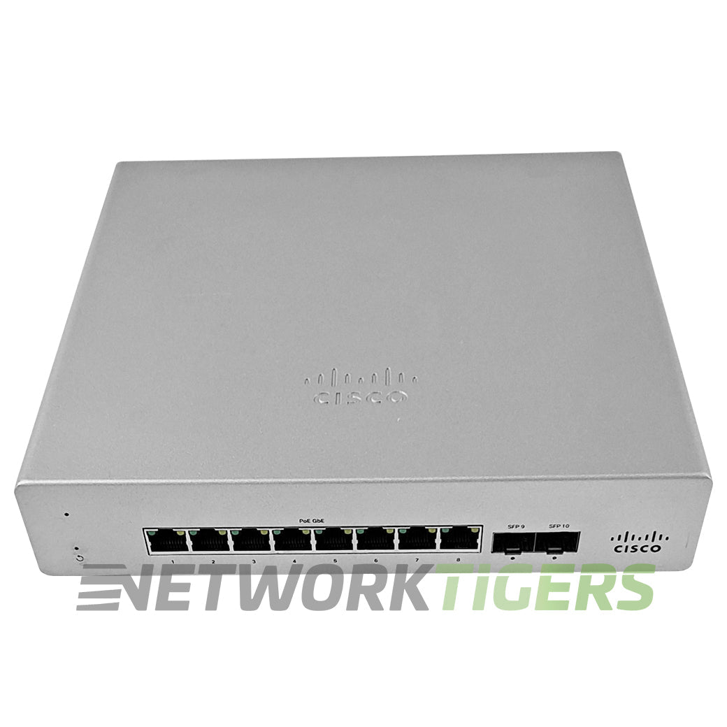 Cisco Meraki MS120-8FP-HW 8x 1GB PoE+ RJ45 2x 1GB SFP Unclaimed Switch
