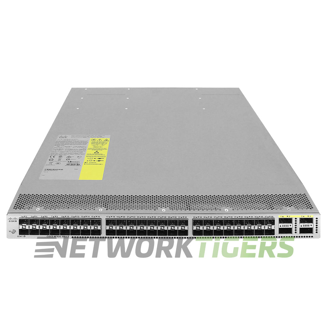Cisco N3K-C3064-X-FA-L3 48x 10GB SFP+ 4x 40GB QSFP+ Back-to-Front Air Switch