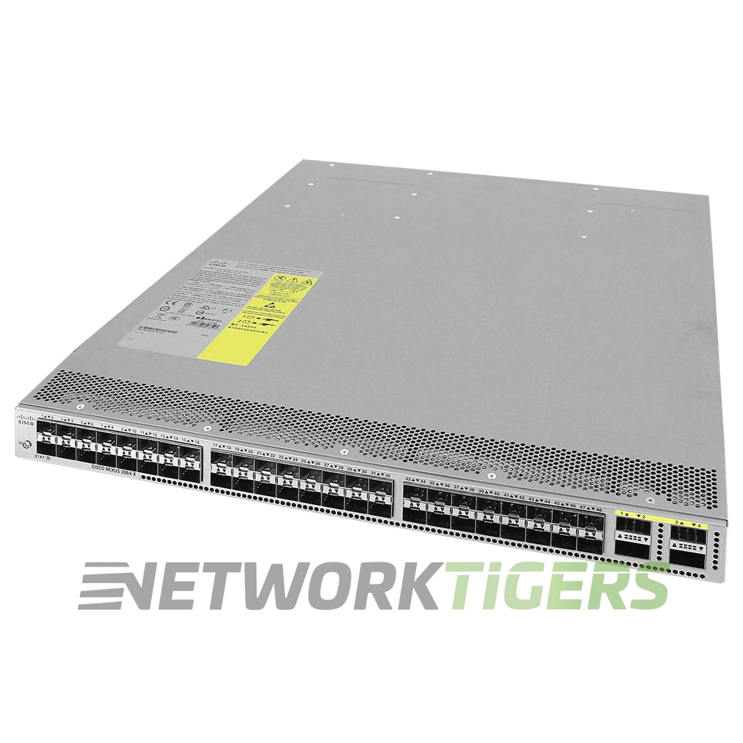 Cisco N3K-C3064-X-FA-L3 48x 10GB SFP+ 4x 40GB QSFP+ Back-to-Front Air Switch
