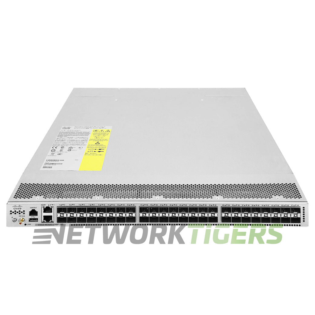 NEW Cisco N3K-C3548P-10G 48x 10GB SFP+ Front-to-Back Airflow Switch