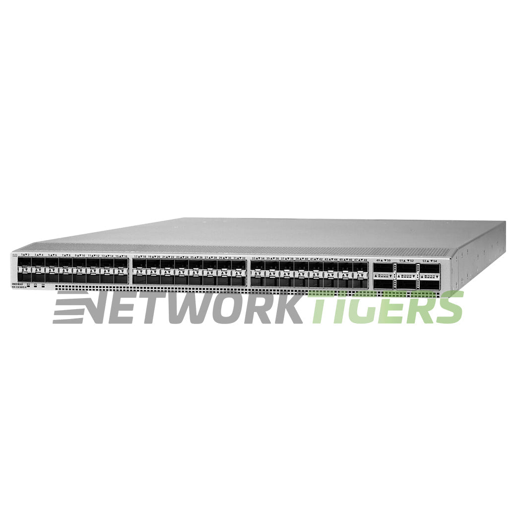 Cisco N3K-C36180YC-R 48x 25GB SFP28 6x 100GB QSFP28 Back-to-Front Airflow Switch