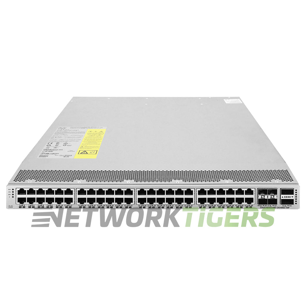 NEW Cisco N9K-C9348GC-FXP 48x 1GB RJ45 4x 25GB SFP28 2x 100GB QSFP28 F-B Switch