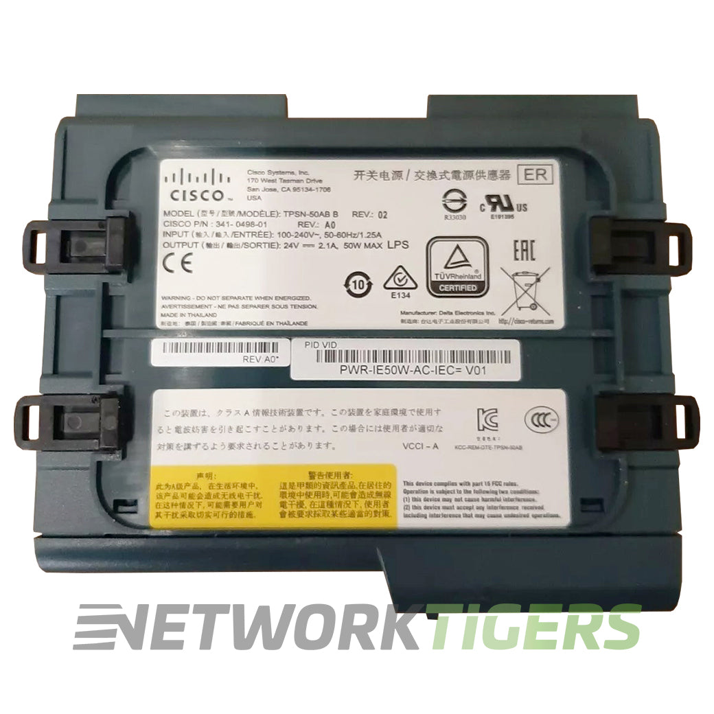 NEW Cisco PWR-IE50W-AC IE 3000 Series 50W AC Switch Power Supply