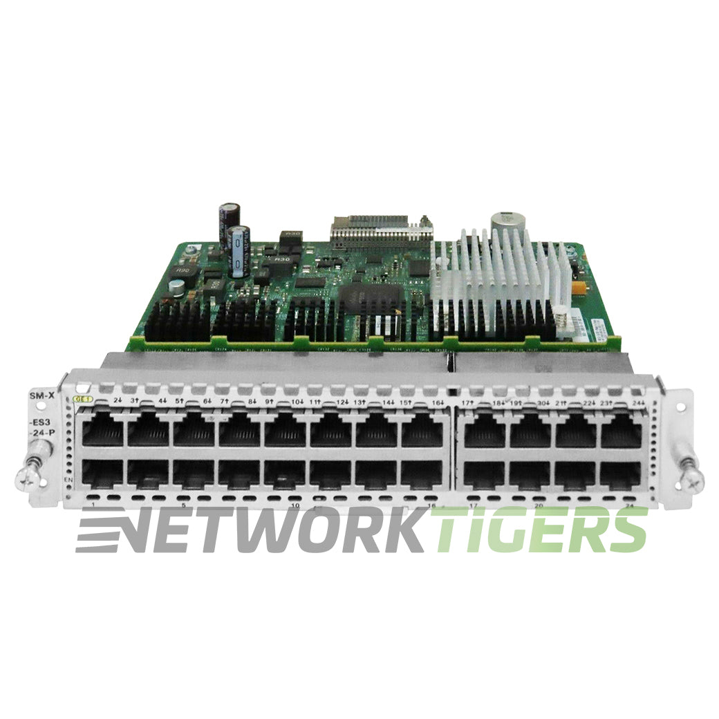NEW Cisco SM-X-ES3-24-P 24x 1GB PoE+ RJ-45 Router Line Card