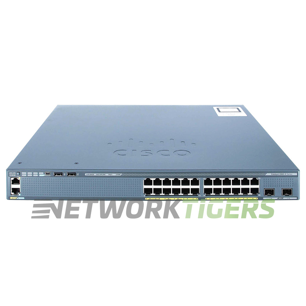 NEW Cisco WS-C2960X-48LPS-L 48x 1GB PoE+ RJ-45 4x 1GB SFP Switch