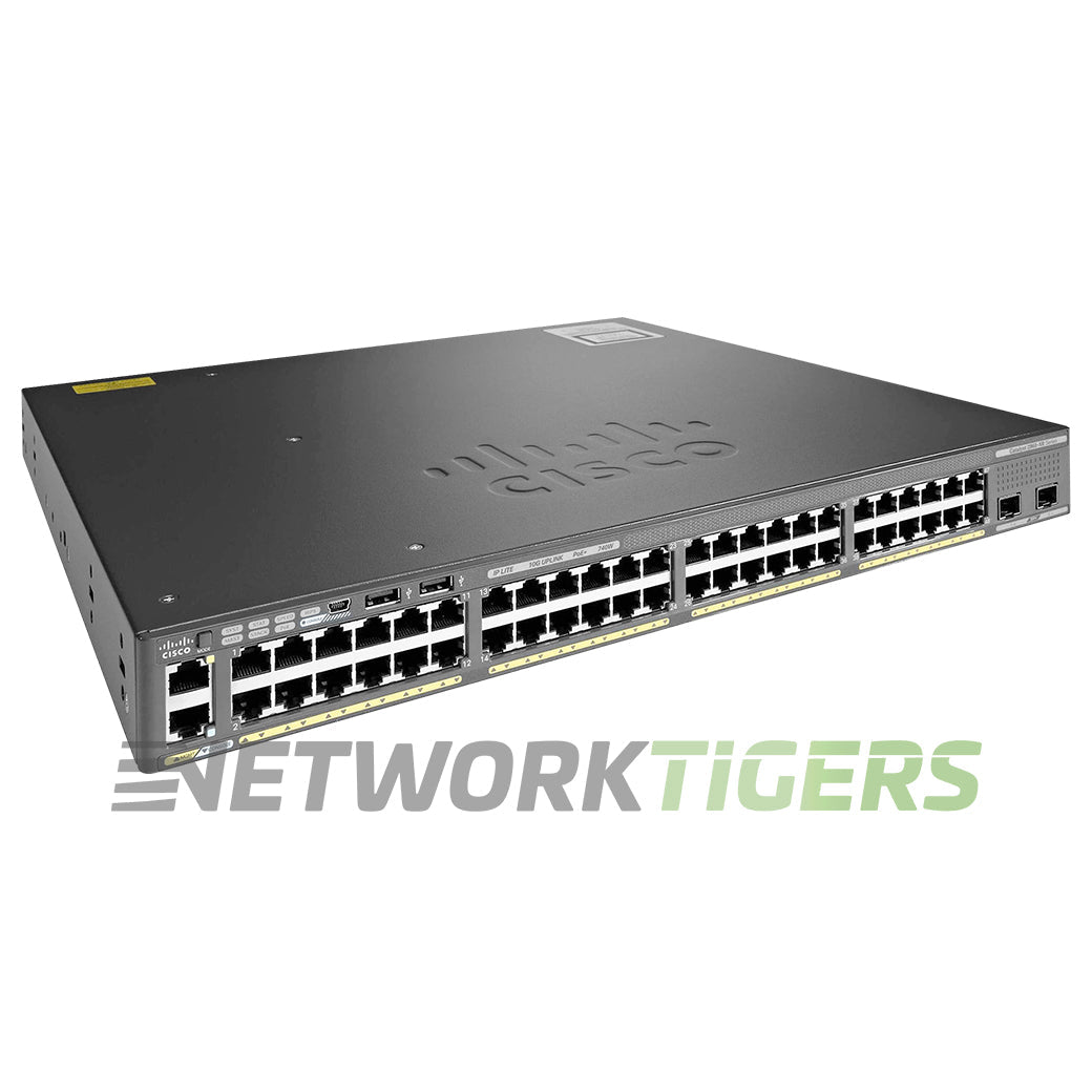 NEW Cisco WS-C2960X-48FPD-L 48x 1GB PoE RJ45 2x 10GB SFP+ Switch