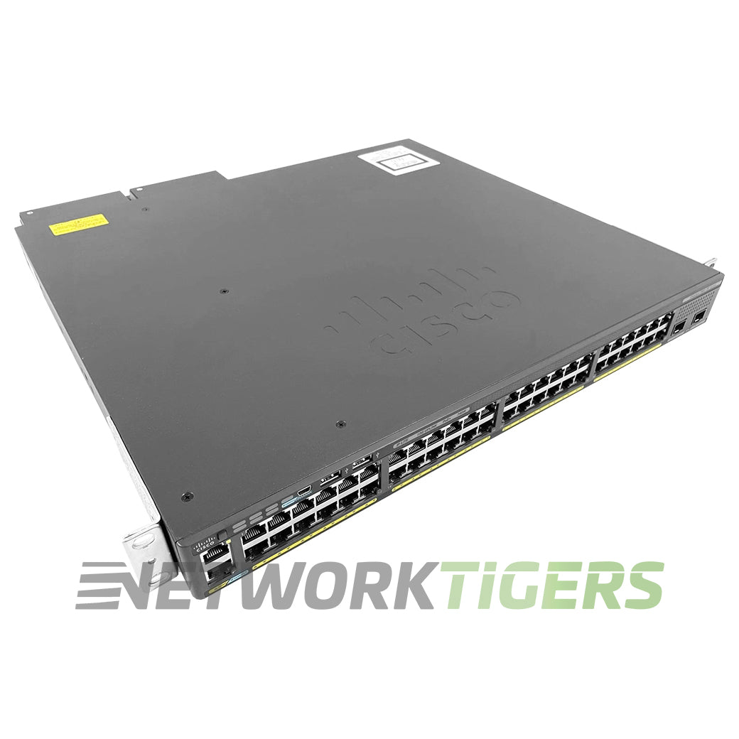 Cisco WS-C2960XR-48FPD-I 48x 1GB PoE RJ45 2x 10GB SFP+ Switch