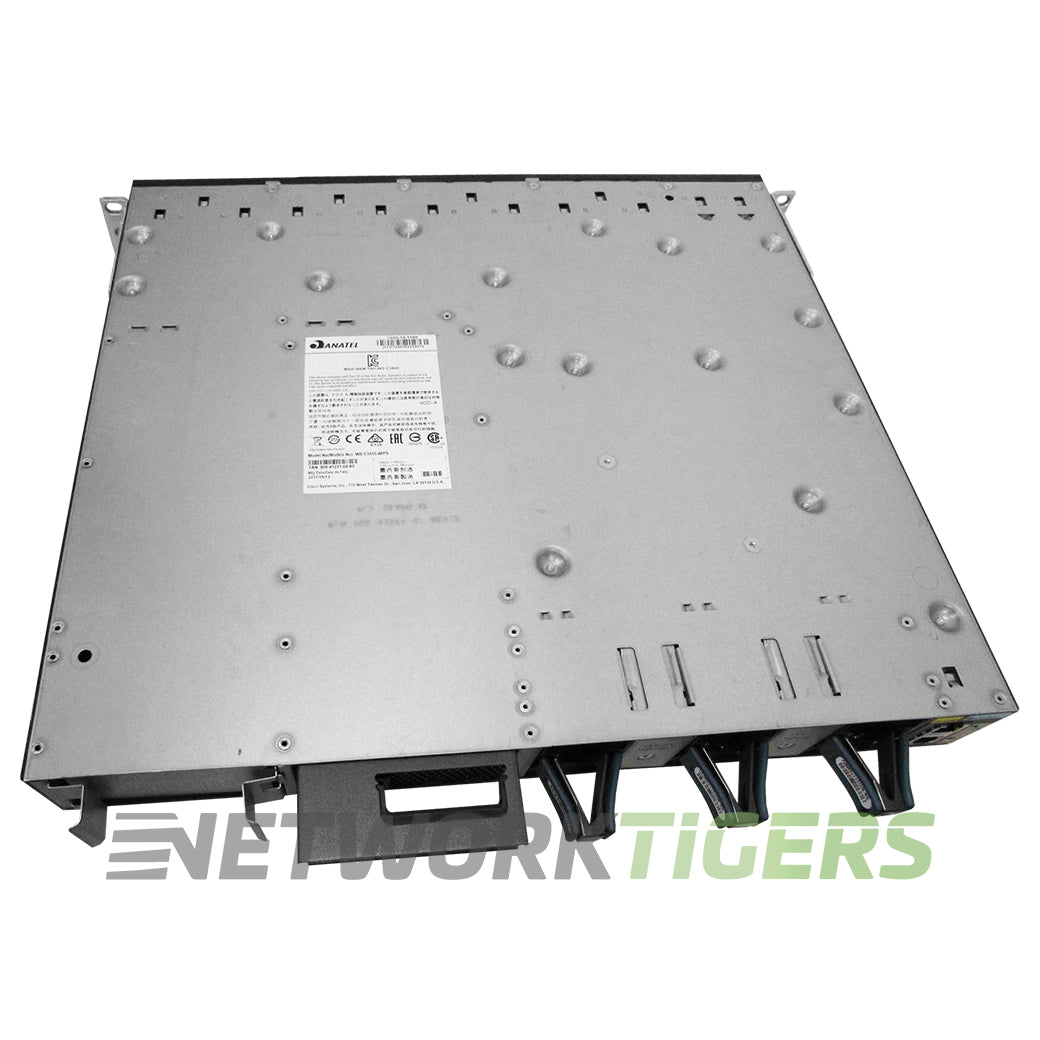 Cisco WS-C3650-48PS-S w/Dual 1025WAC 48x 1GB PoE+ RJ-45 4x 1GB SFP Switch