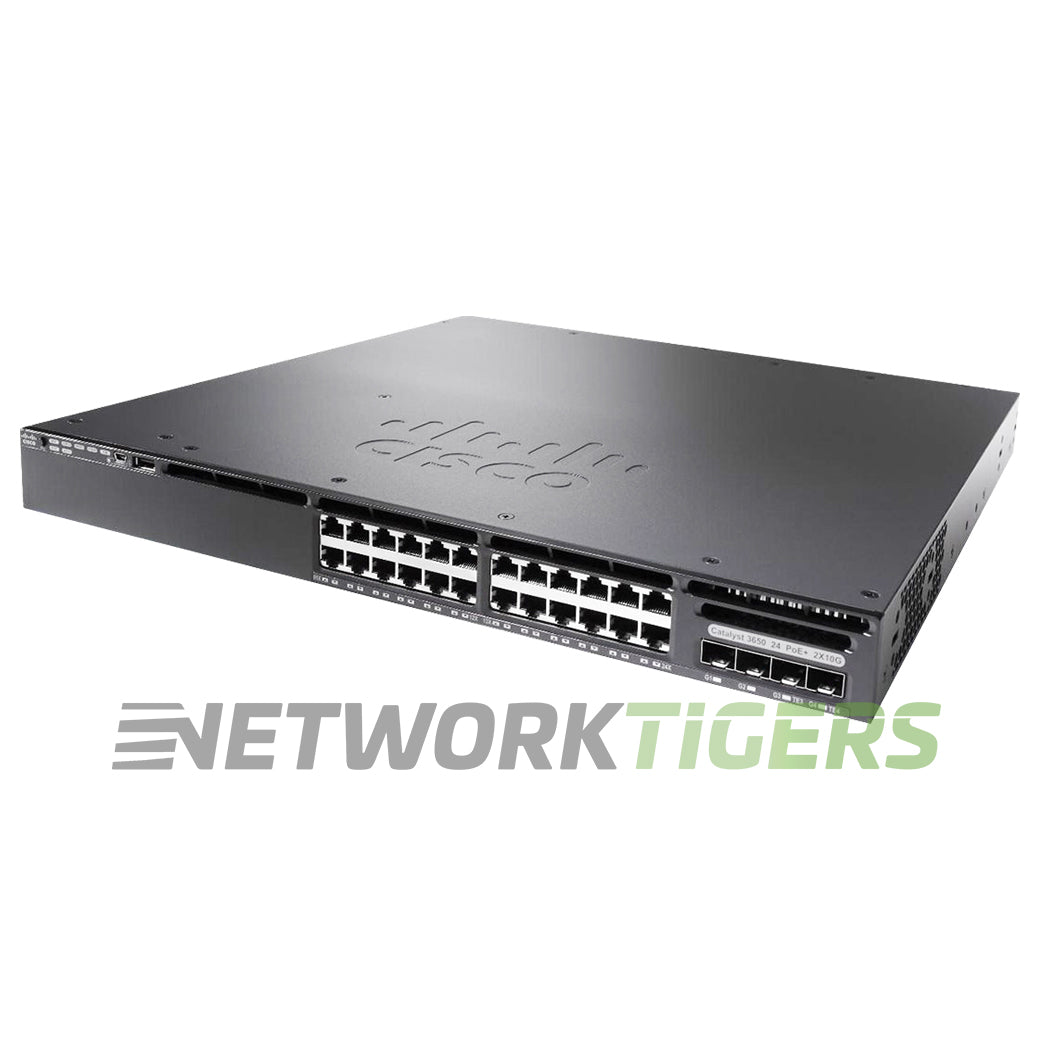 Cisco WS-C3650-8X24PD-L 24x MultiGB RJ45 2x 10GB SFP+ 2x 1GB SFP Switch
