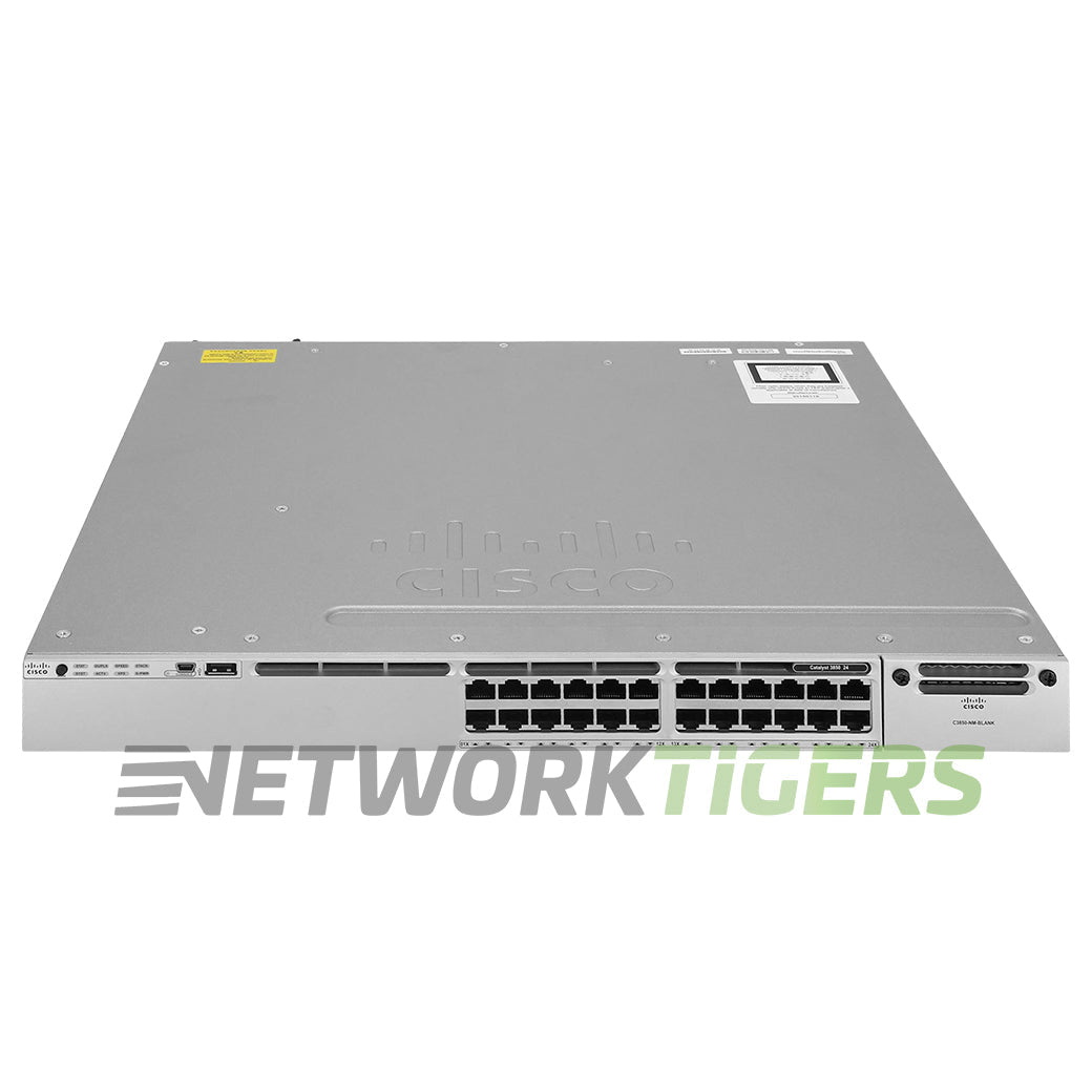NEW Cisco WS-C3850-24T-E 24x 1GB RJ45 1x Free Expansion Module Slot Switch