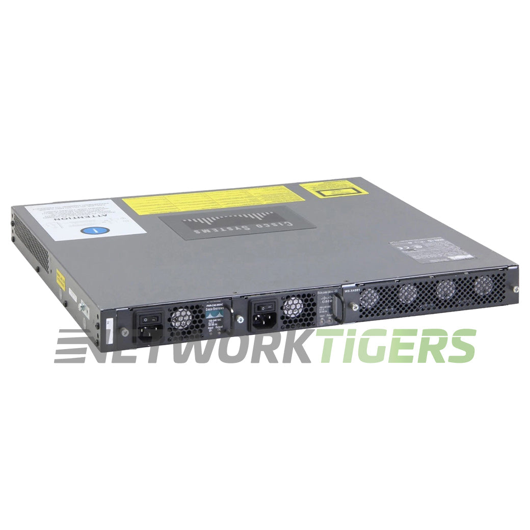 Cisco WS-C4948-10GE-S Catalyst 4900 48x 1GB RJ45 2x 10GB X2 Switch