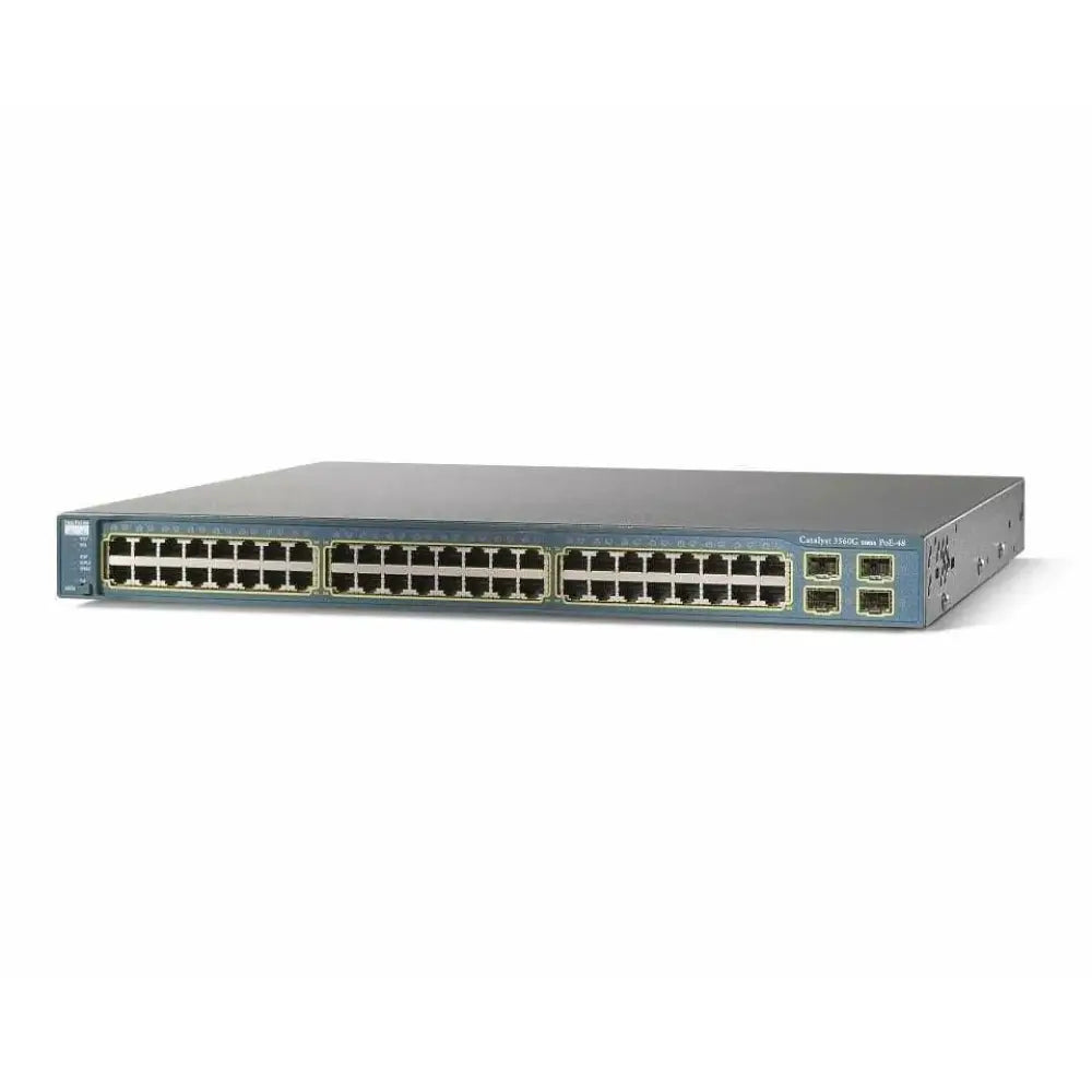 Cisco Catalyst 3560V2 48-Port PoE Layer 3 Switch WS-C3560V2-48PS-S - Refurbished