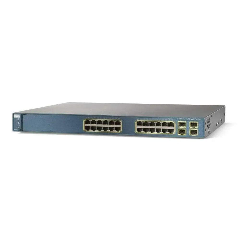 Cisco Catalyst 3560G 24-Port PoE Gigabit Ethernet Switch WS-C3560G-24PS-S - Refurbished