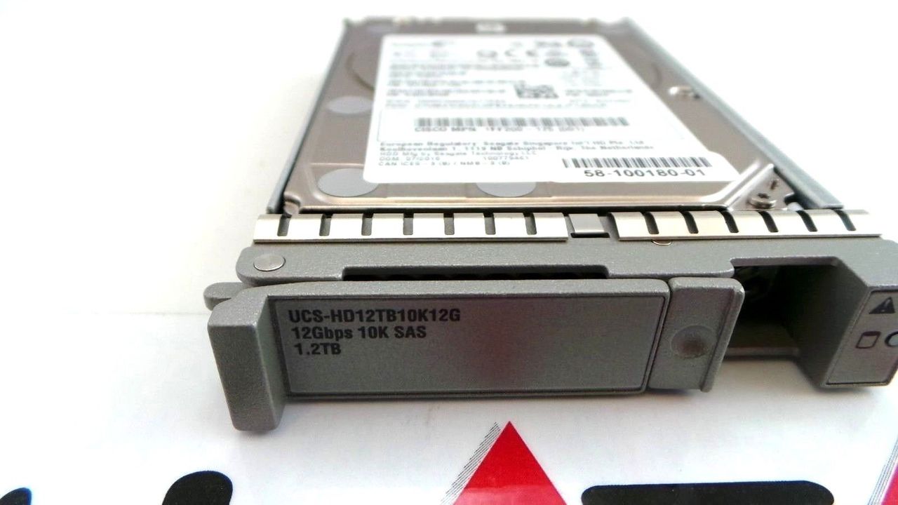 Cisco HX-HD12TB10K12G 1.2TB 10K SAS 2.5" Hard Drive