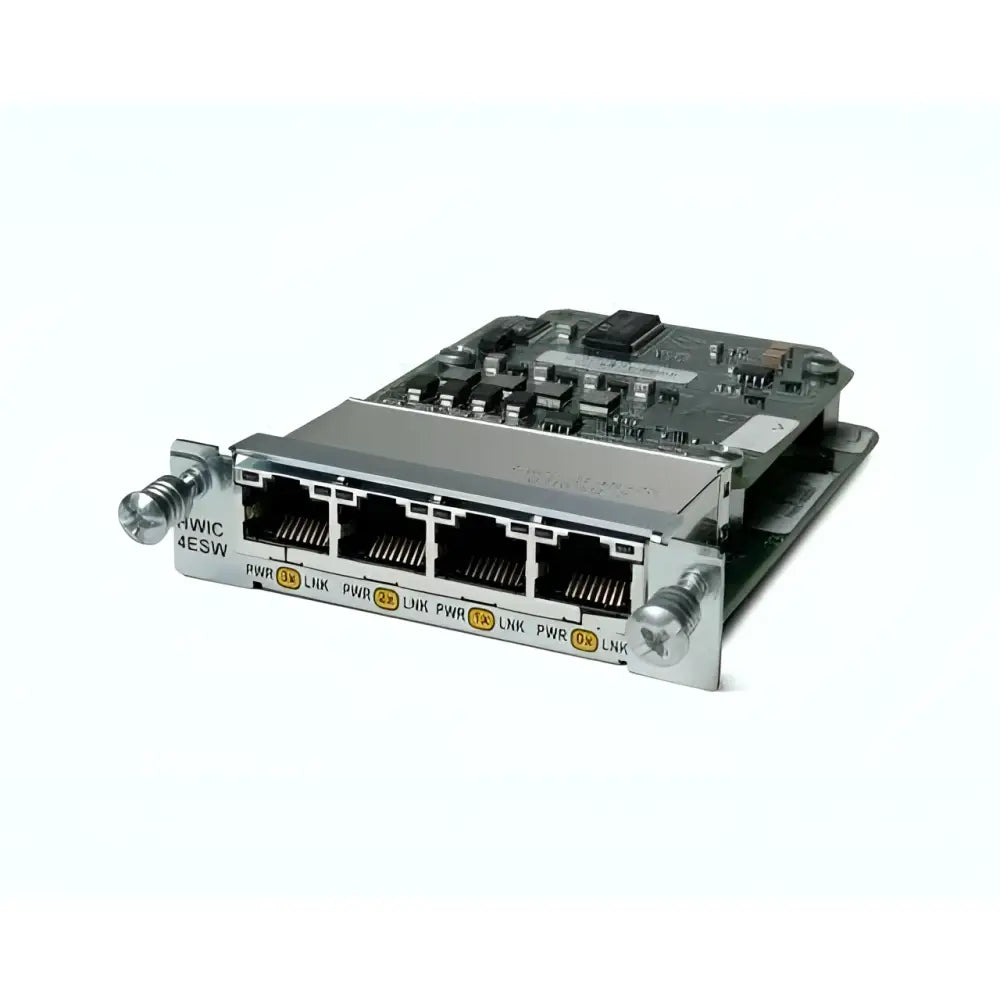 Cisco HWIC-4ESW 4-Port 10/100 EtherSwitch High-Speed WAN Interface Card - Refurbished
