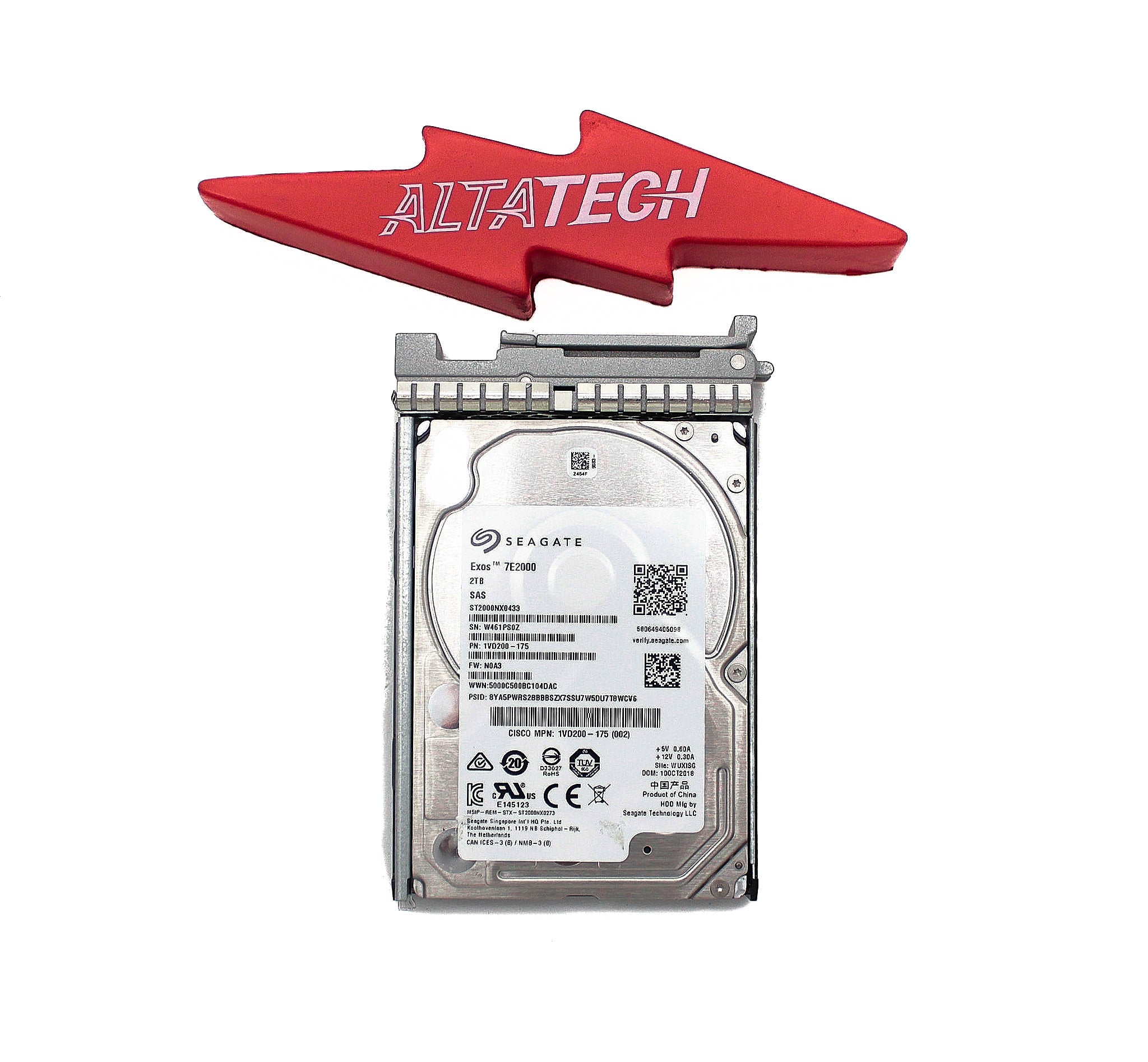 Cisco UCS-HD2T7K12N 2TB 12G SAS 7.2K 2.5", Used