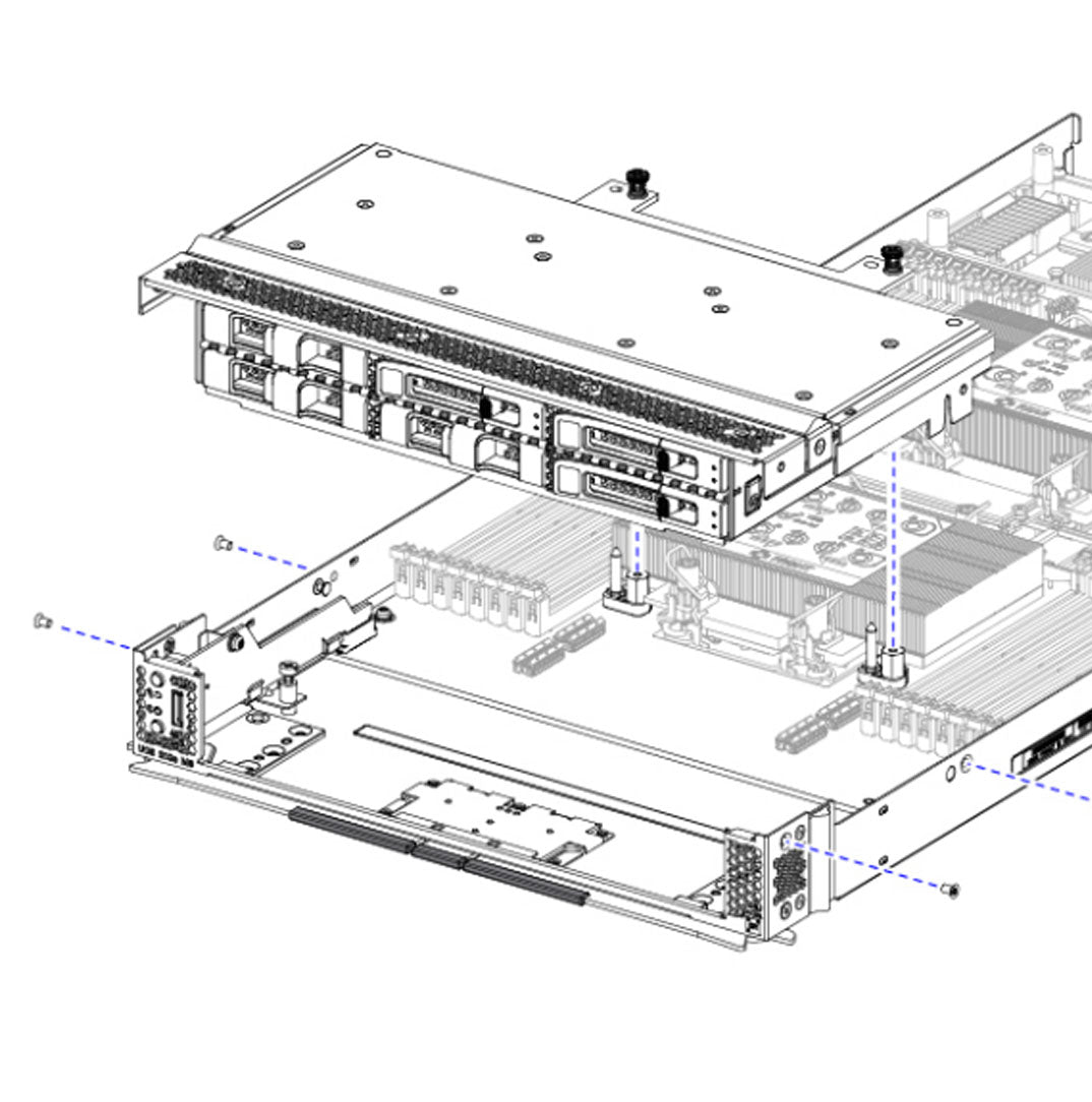 Cisco Ucs X10C M7 (6) Universal Drive Cage | UCSX-X10C-RAIDF-D