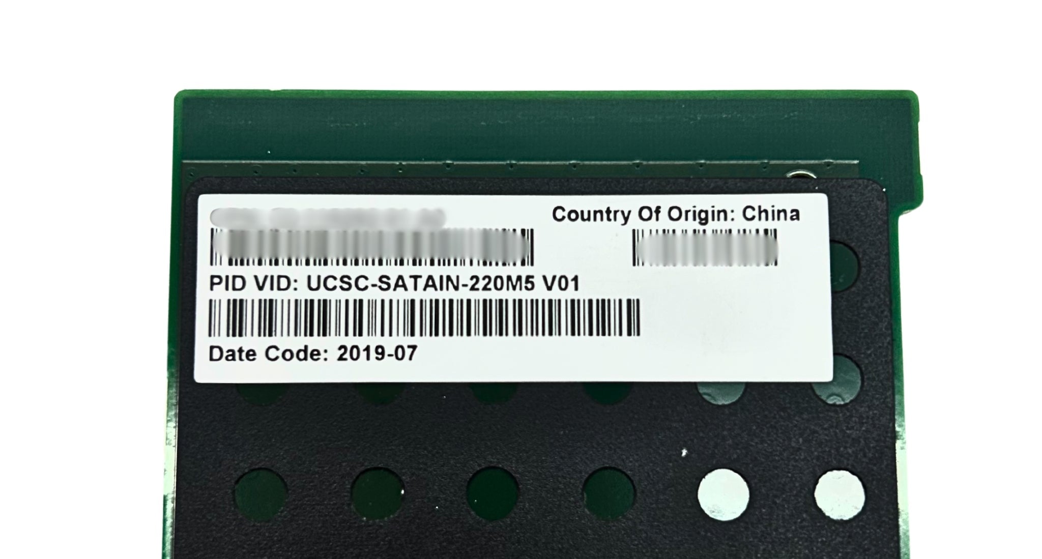Cisco UCSC-SATAIN-220M5 C220-M5 8 Drive SATA Interposer