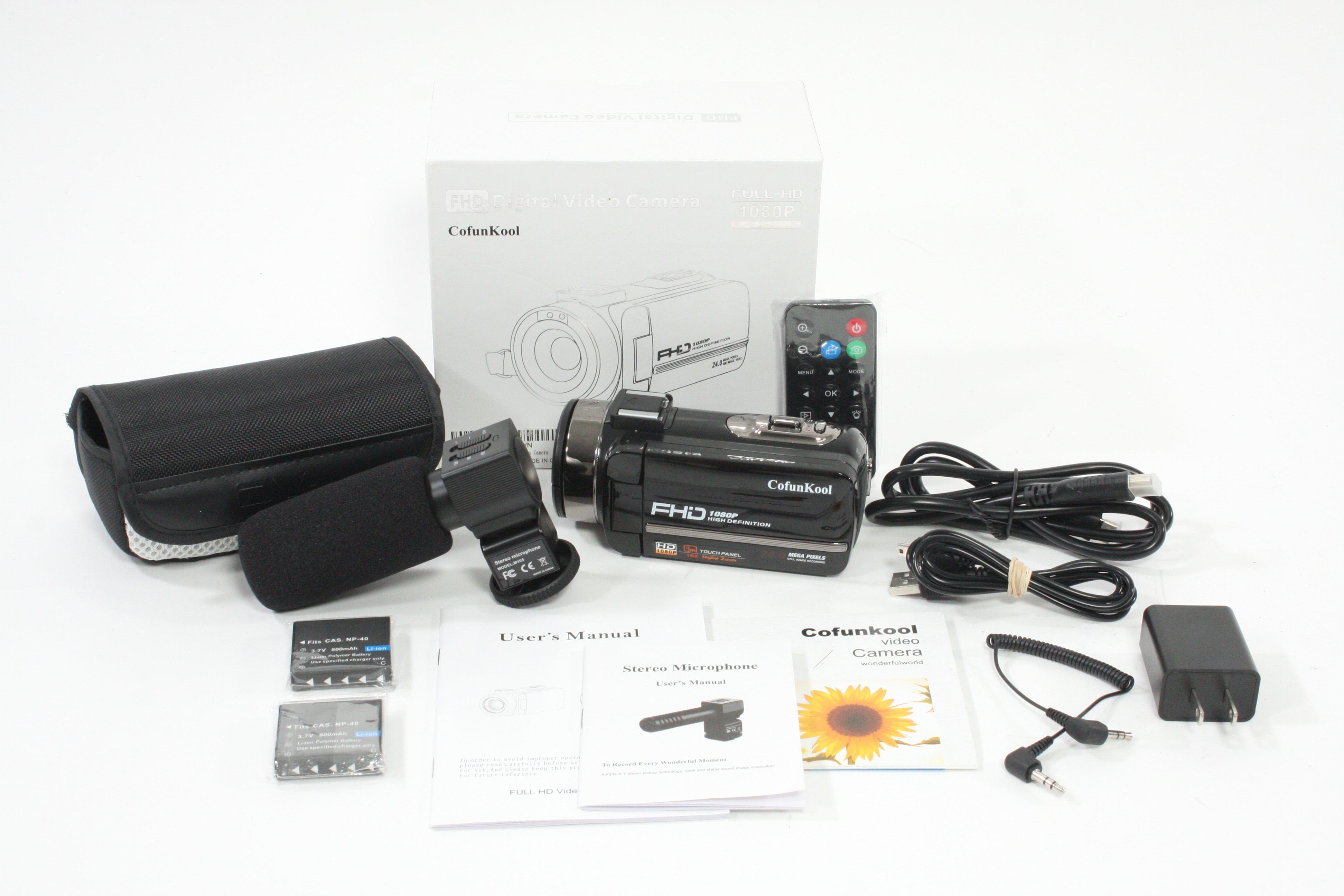 CofunKool FHD Digital Video Camera 1080P