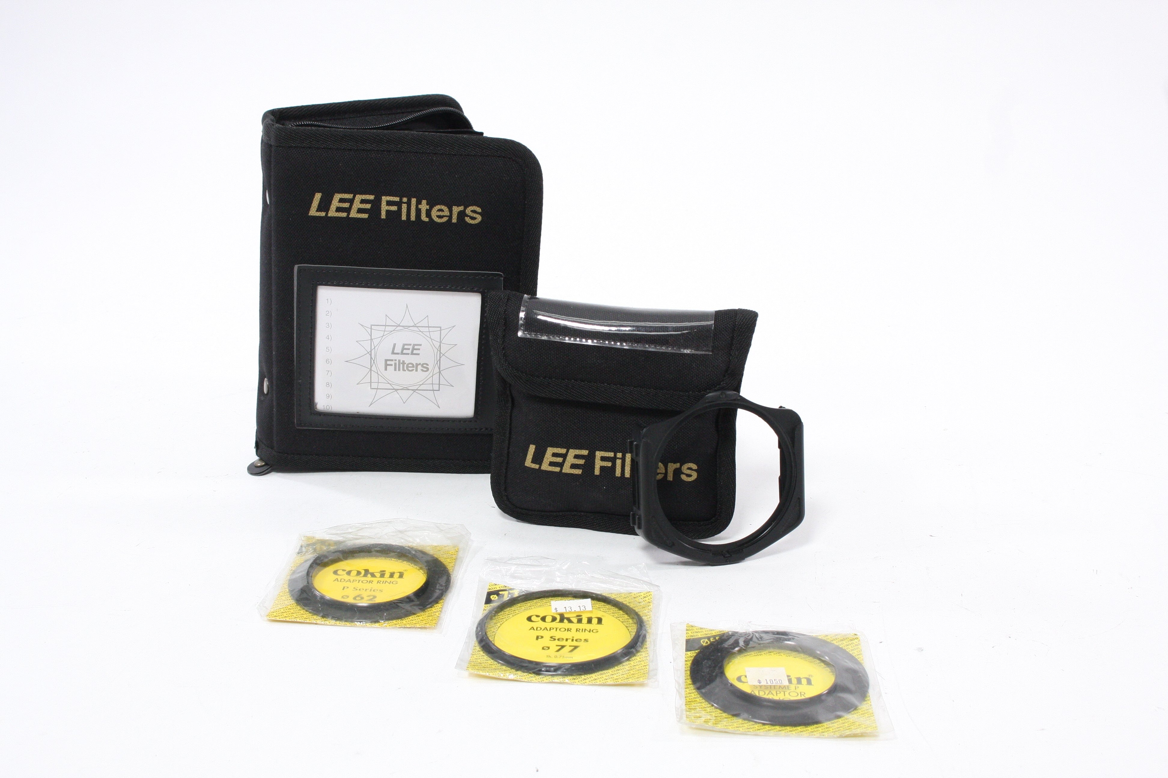 Cokin Filter Set with Stepdown Rings and Lee Filter Cases