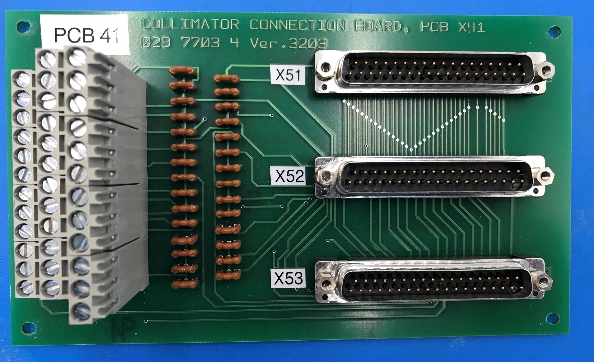 Collimator Connection Board (029 7703 4 VER 3203/PCB 41 NRT/Picker