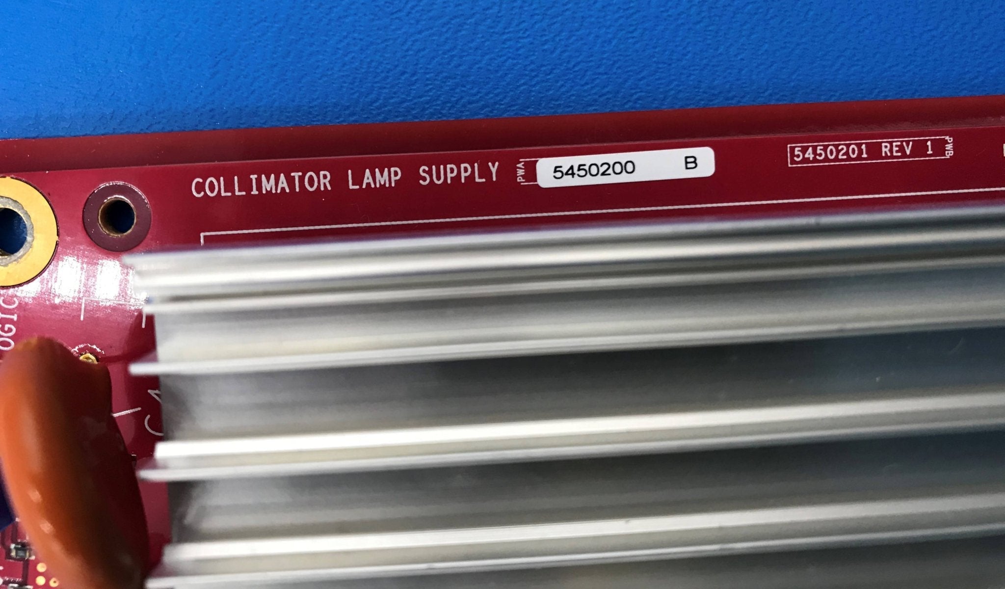 Collimator Lamp Supply (5450200 B/5450201 REV 1 GE Optima XR220