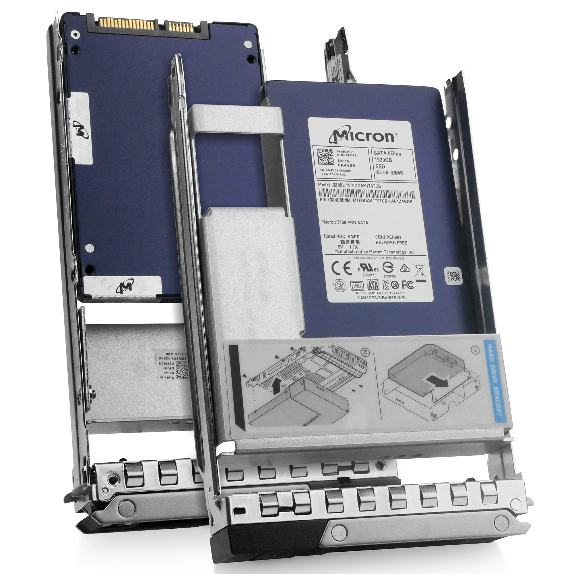 Dell G13 0R4V09 1.92TB SATA 6Gb/s 3D TLC Hybrid 3.5in Solid State Drive